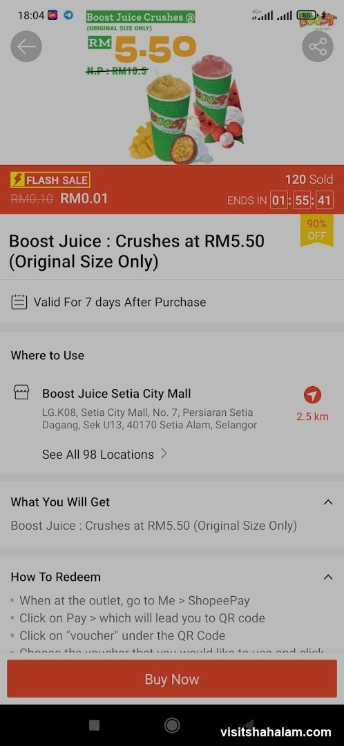 Boost Juice Crushes Deal