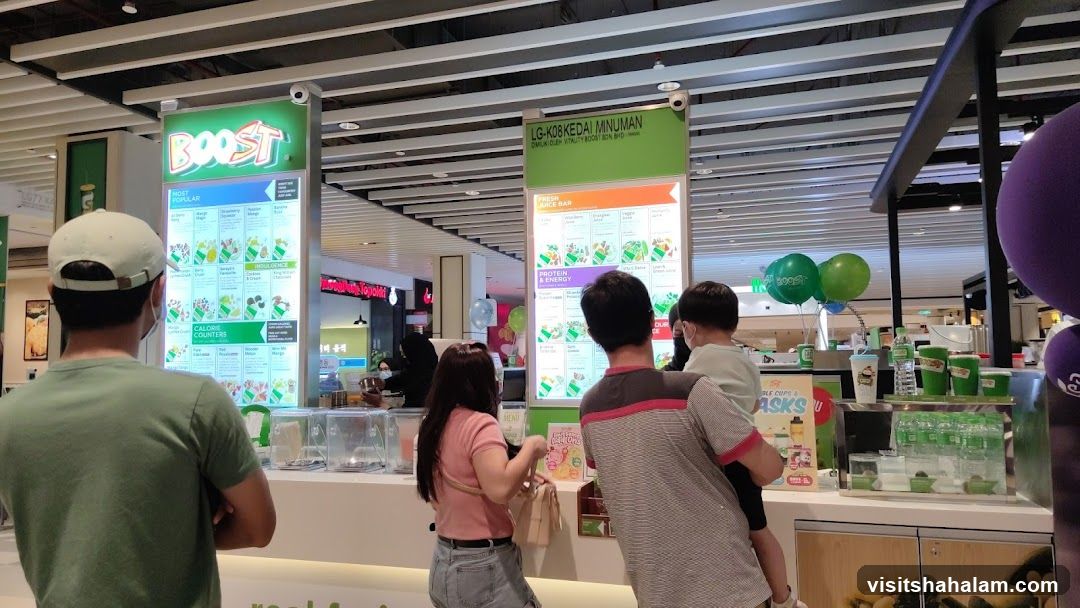 Juice Bar Menu Display
