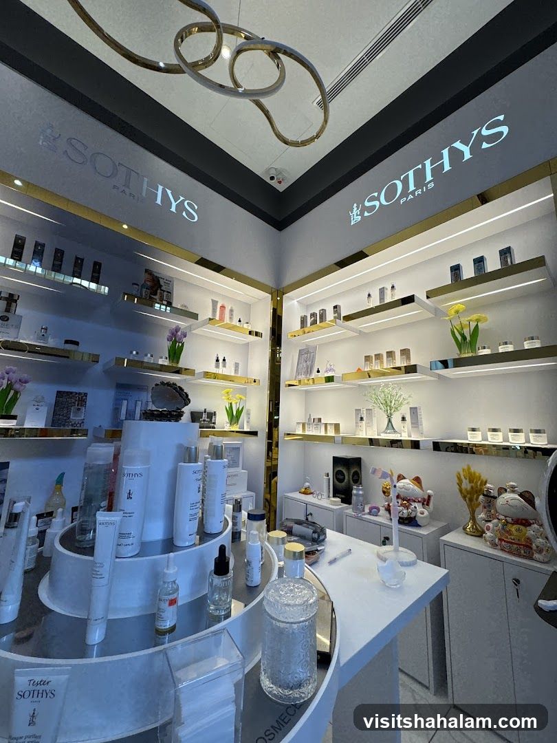 Sothys Paris Cosmetics Display