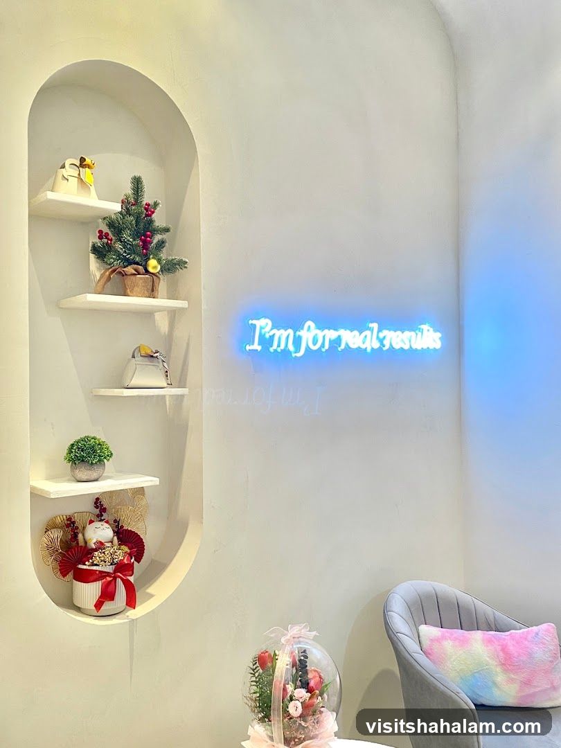 Interior Decor with Neon Sign