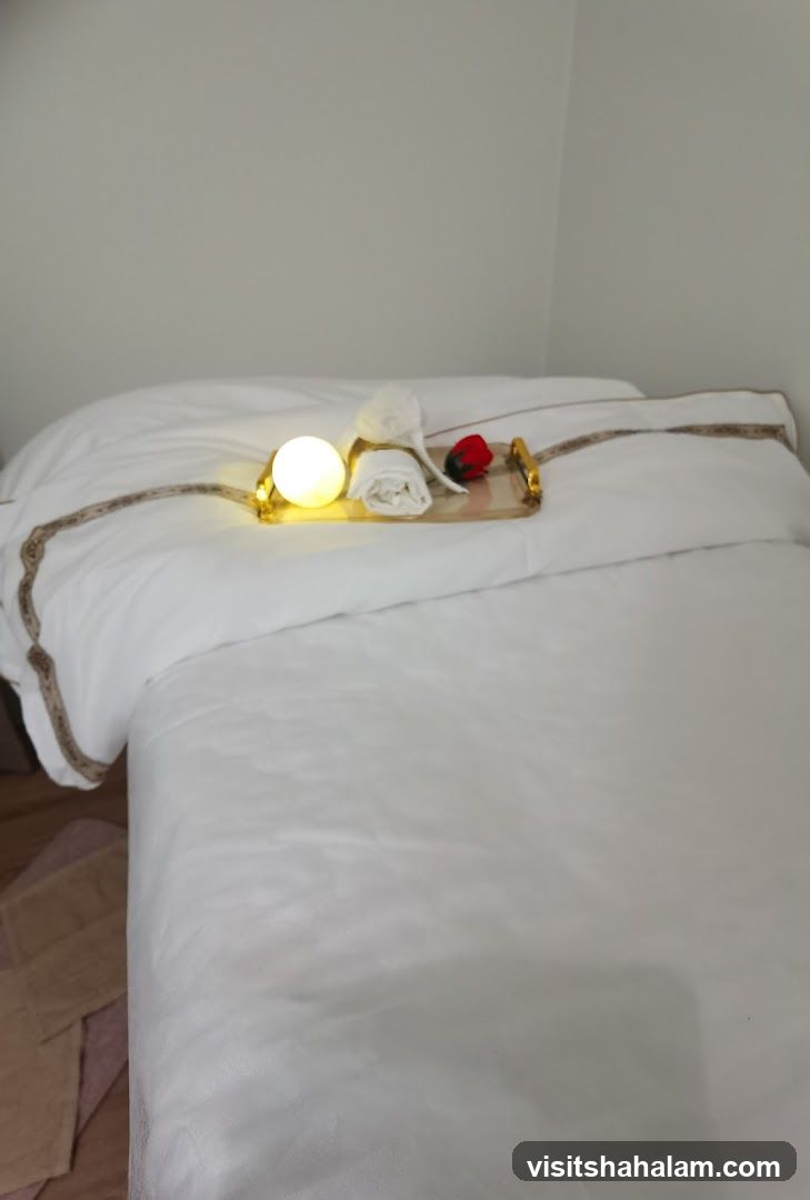 Spa Bed Setup
