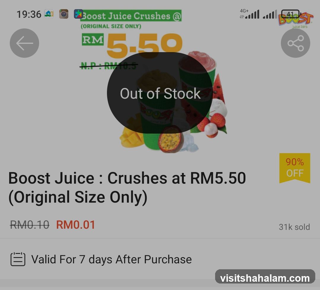 Boost Juice Crushes