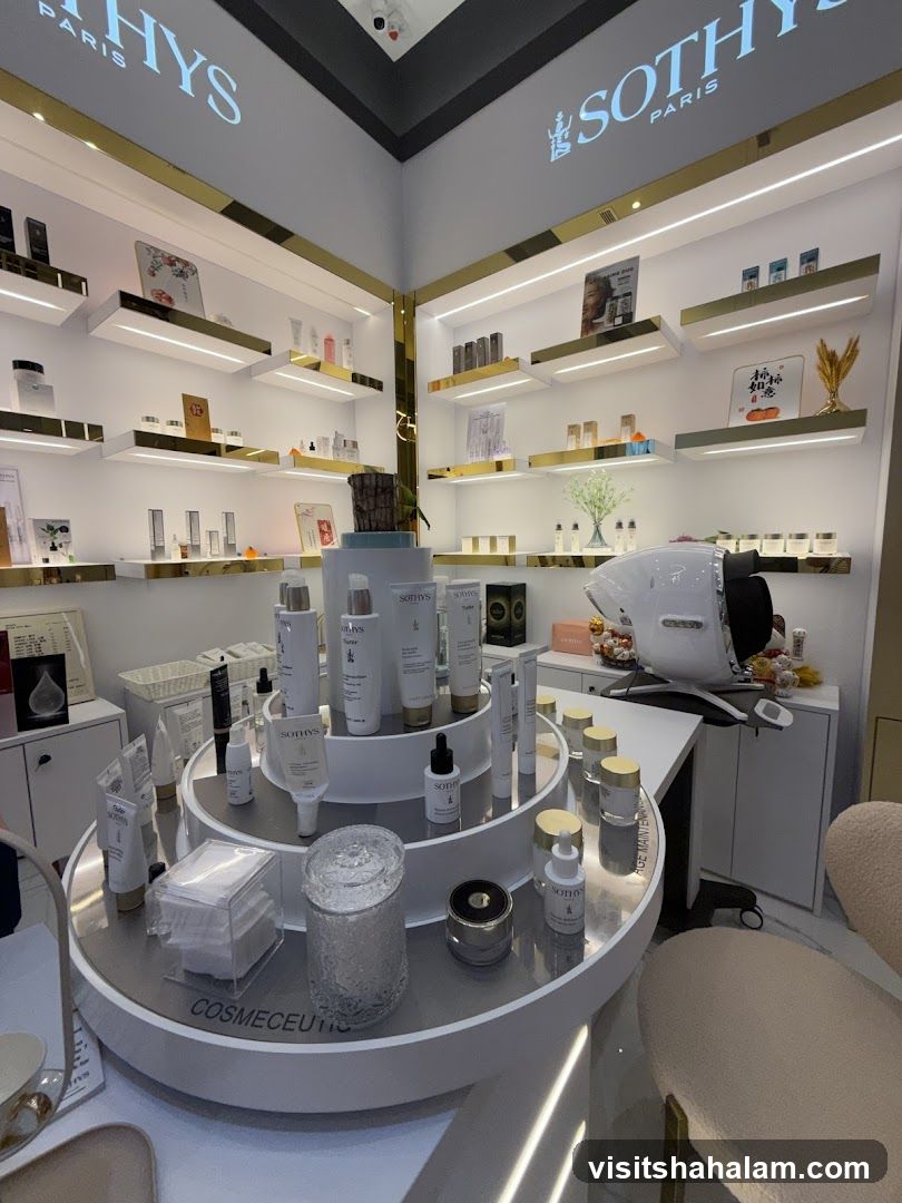 Sothys Paris Cosmetics Display