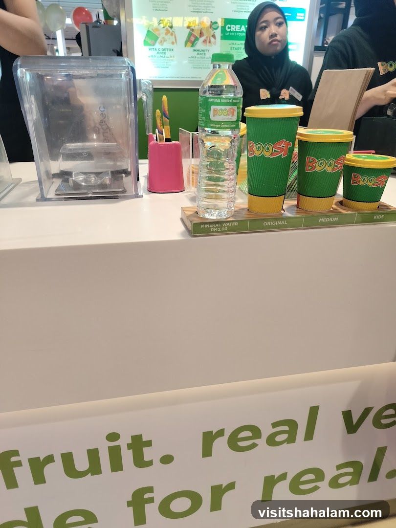 Boost Juice Counter
