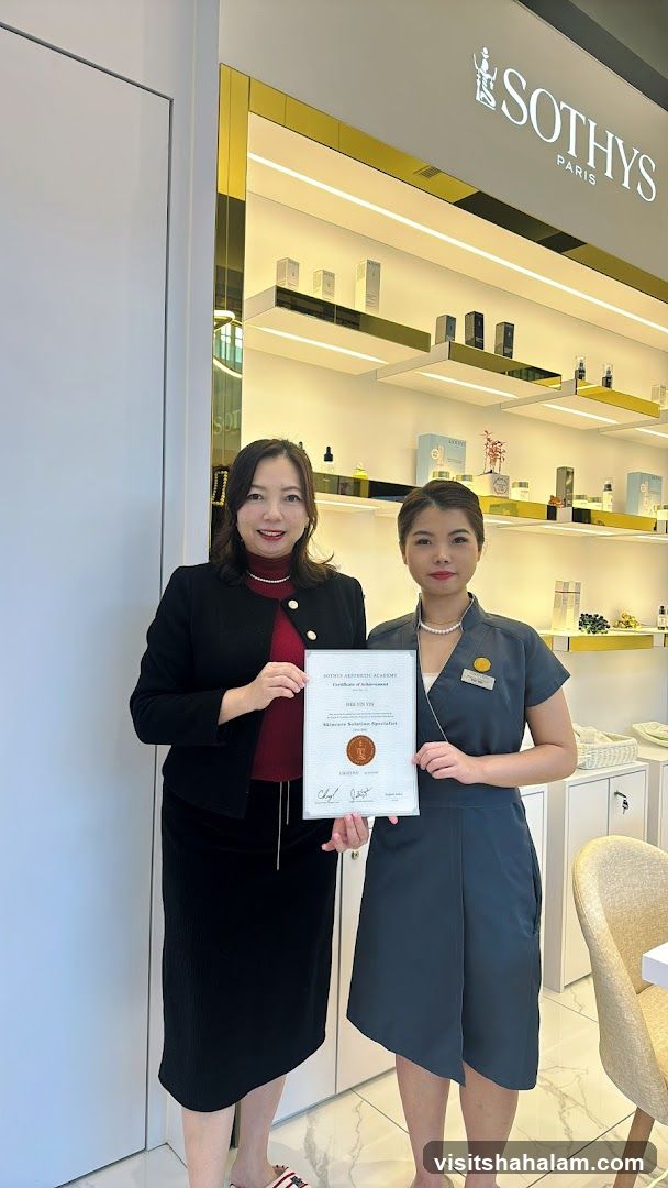 Sothys Aesthetic Academy Certificate Presentation