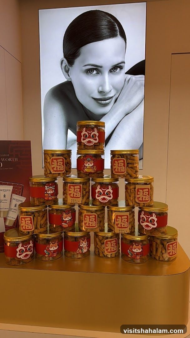 Chinese New Year Snacks Display