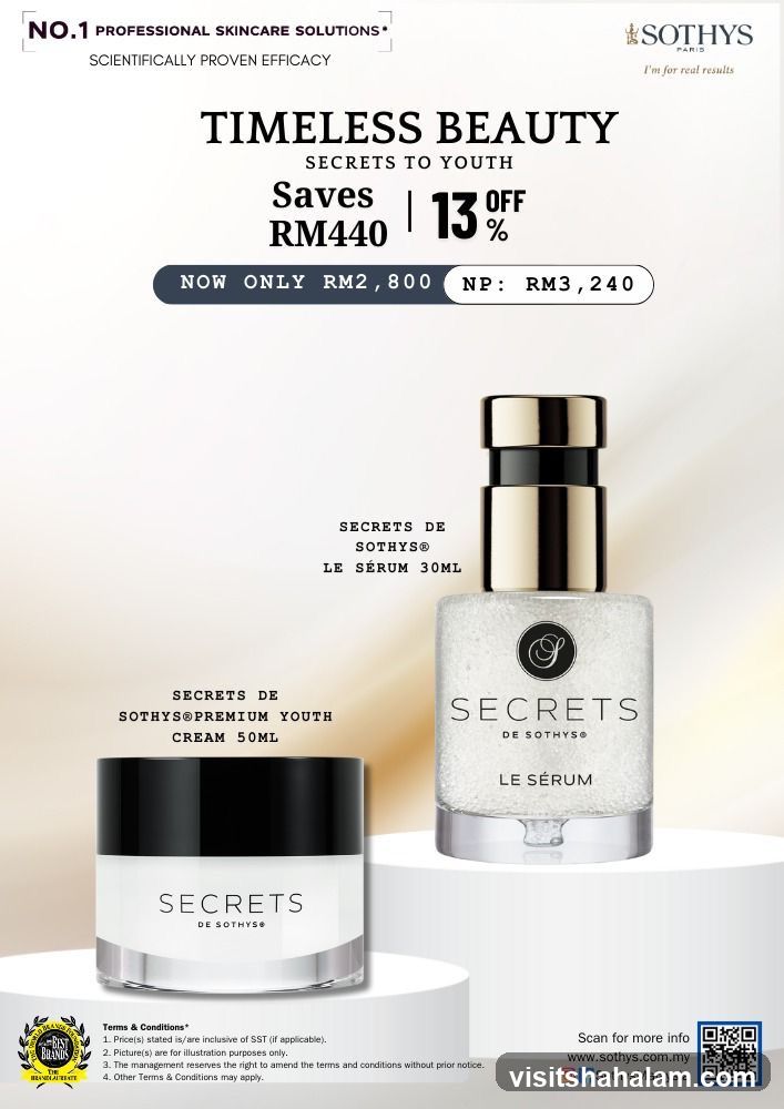 Sothys Timeless Beauty Skincare Promotion