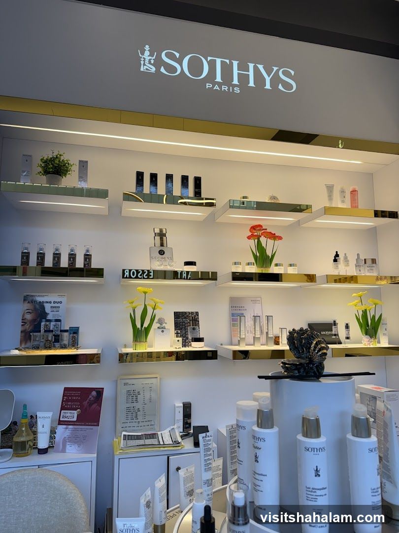 Sothys Paris Skincare Display