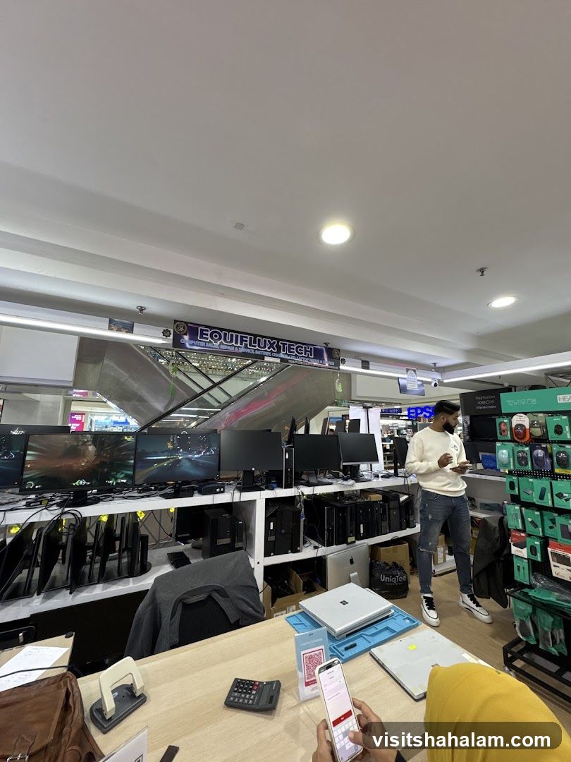 Computer Store Interior