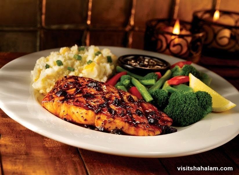 Glazed Salmon Dinner