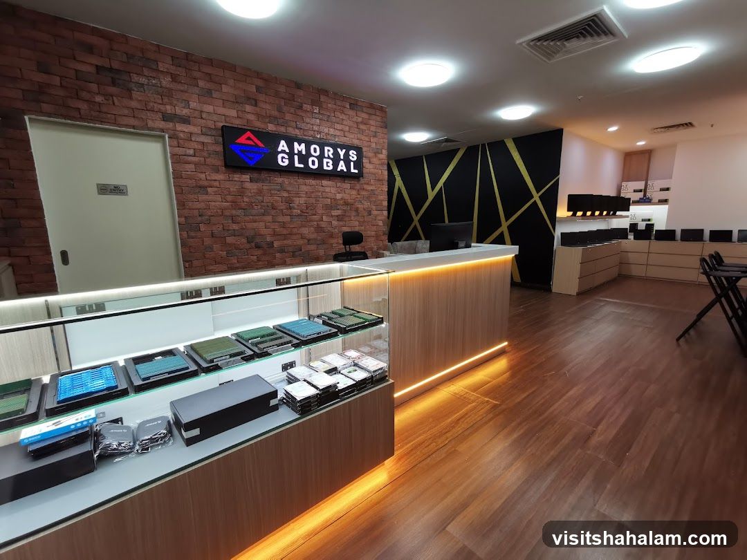 Computer Store Interior