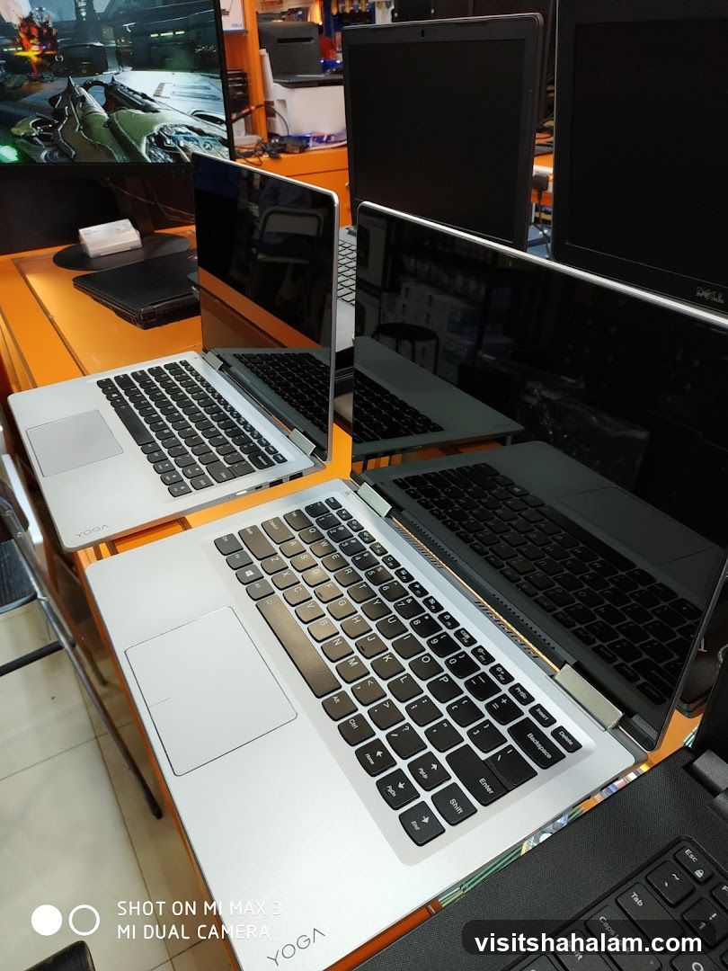 Laptops on Display