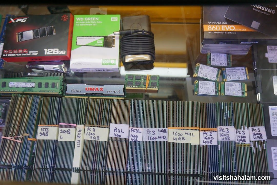 Computer Components Display