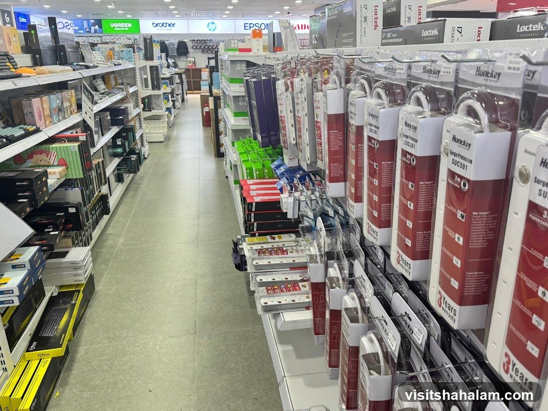 Electronics Store Aisle