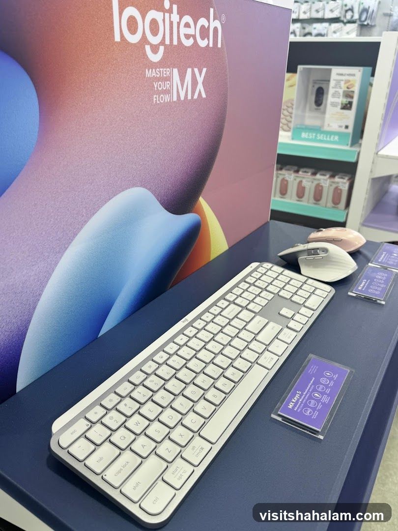 Logitech MX Keyboard and Mice Display