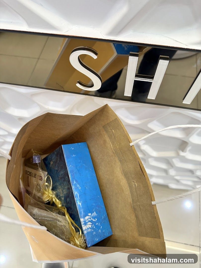 Shopping Bag with Products