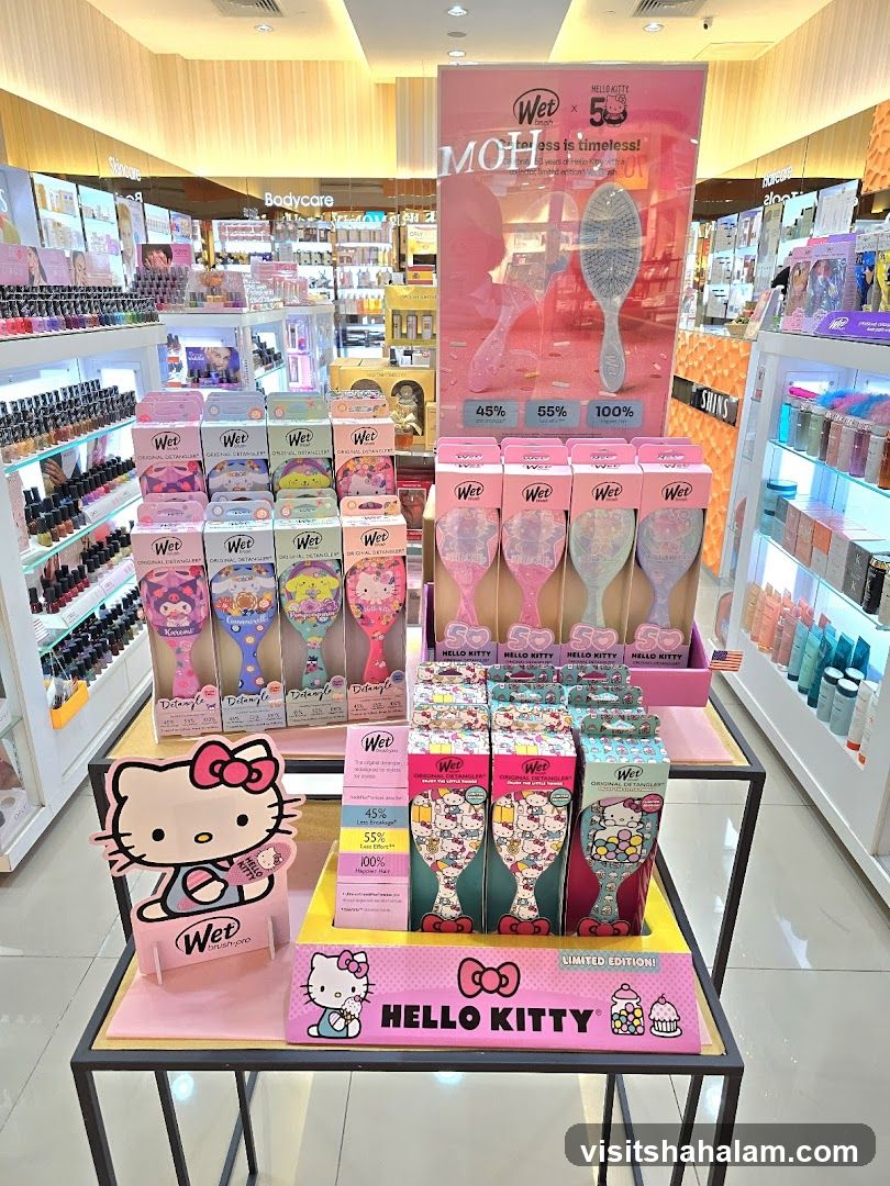Hello Kitty Wet Brush Display