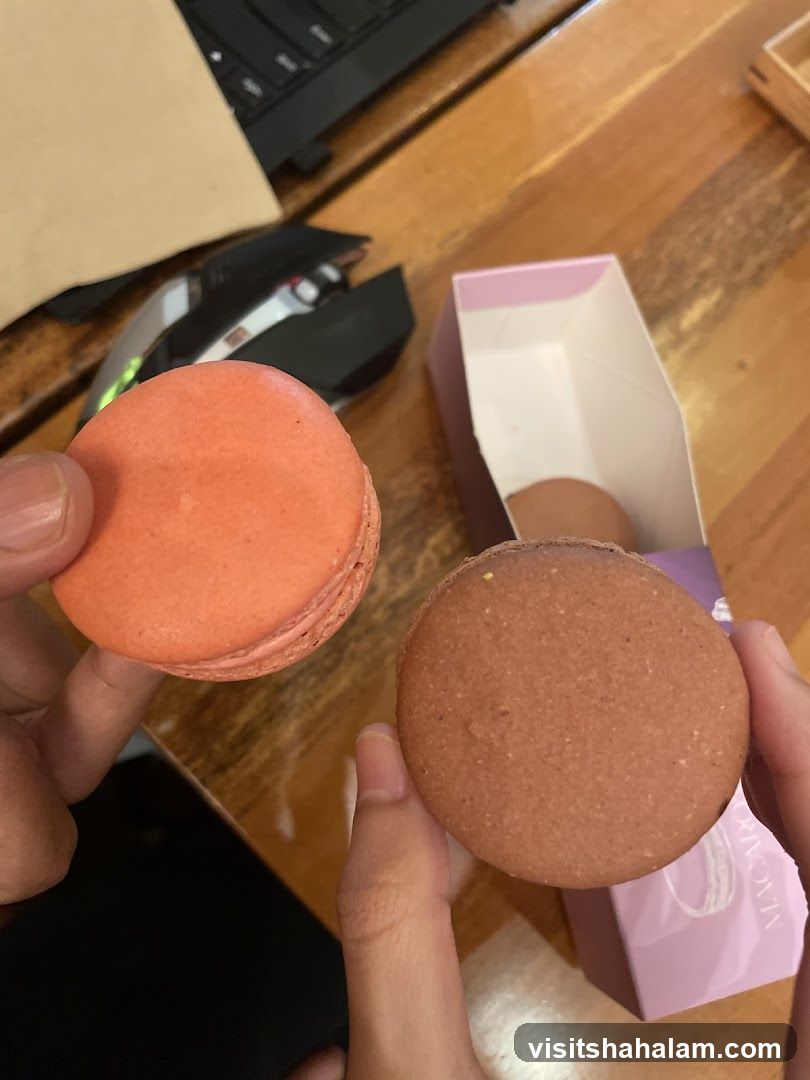Macarons in a box