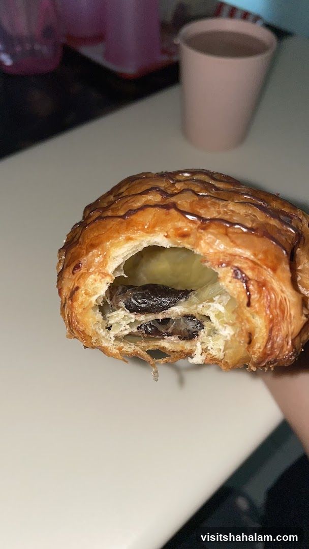 Chocolate Croissant and Drink