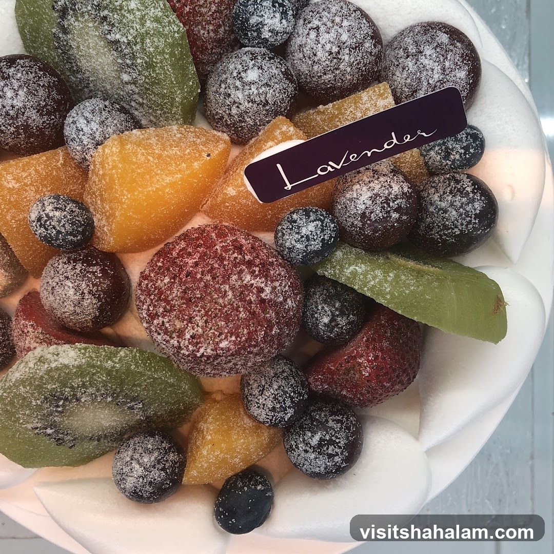 Candied Fruit Cake Topping