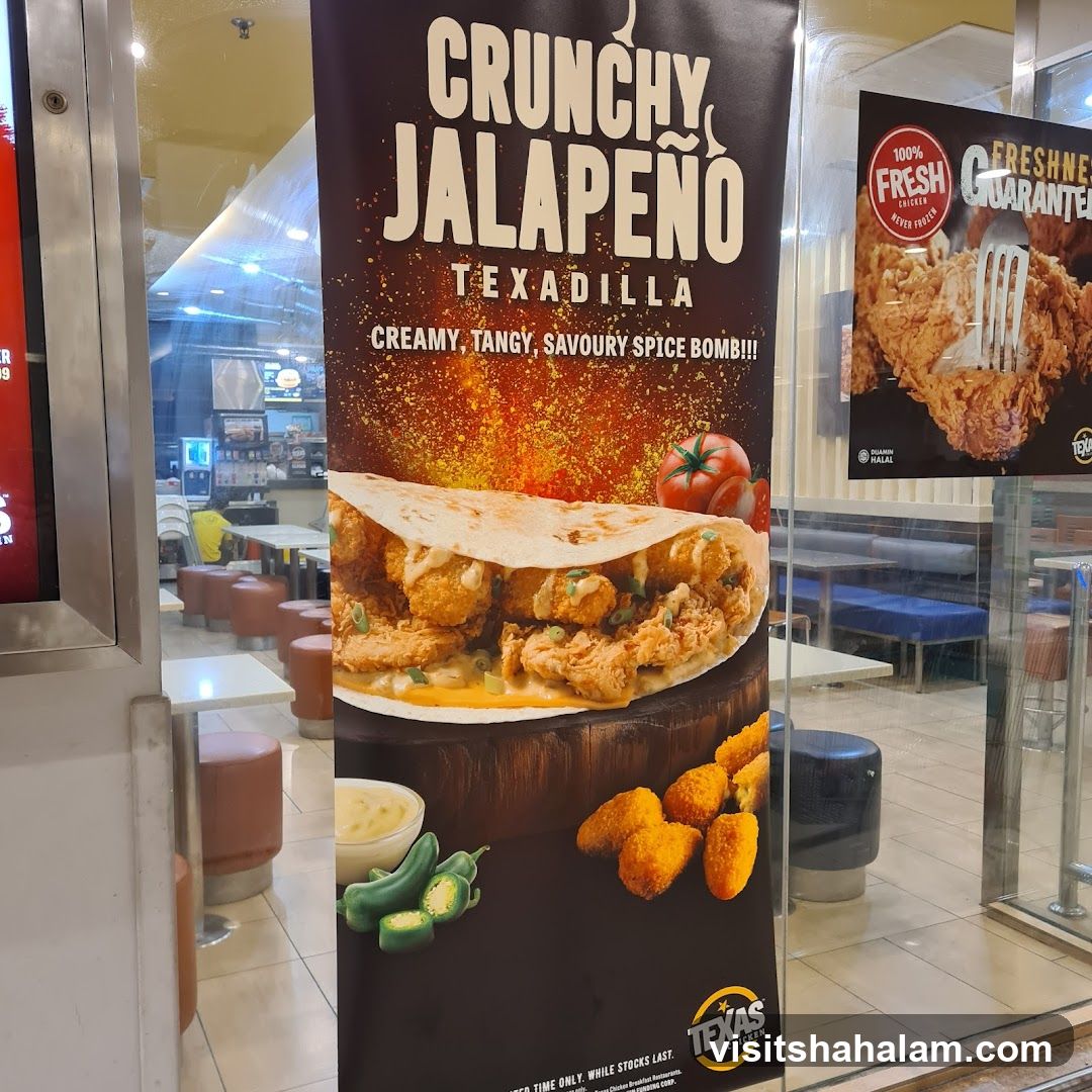 Texas Chicken Crunchy Jalapeño Texadilla Advertisement
