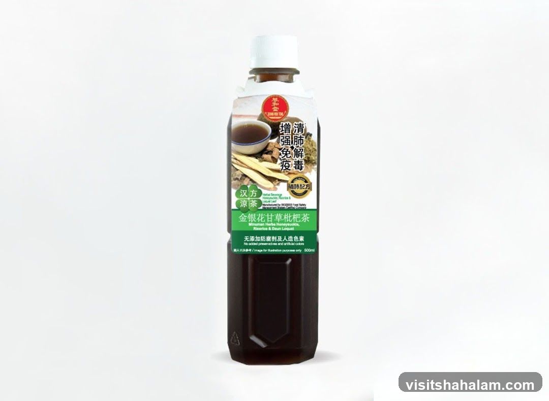 Herbal Beverage Bottle