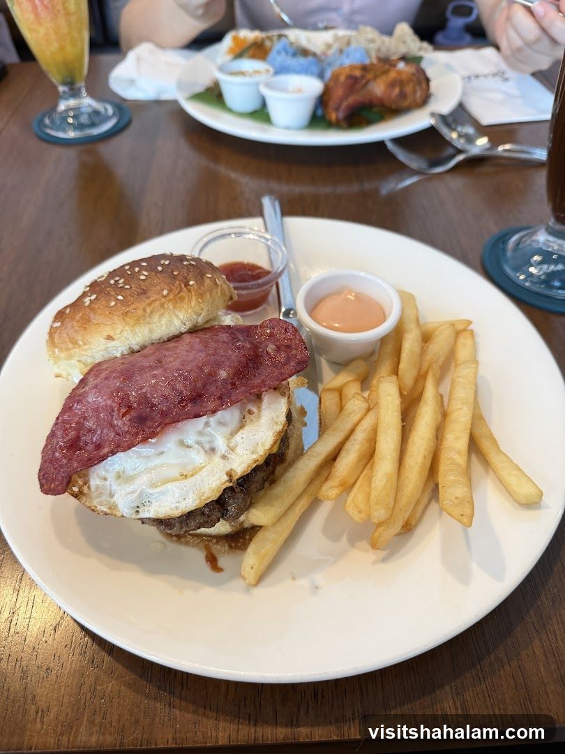 Burger and Fries