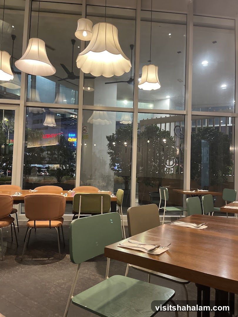 Restaurant Interior with Modern Seating
