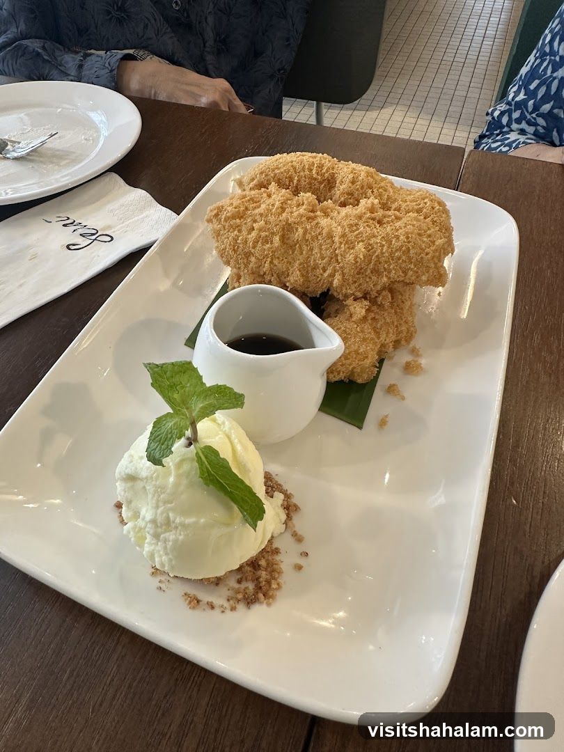 Dessert with Ice Cream