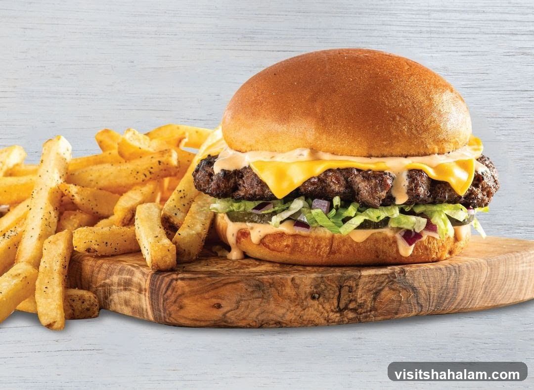 Cheeseburger and Fries