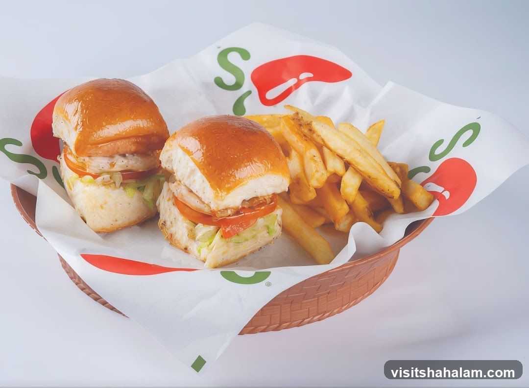 Chicken Sliders and Fries