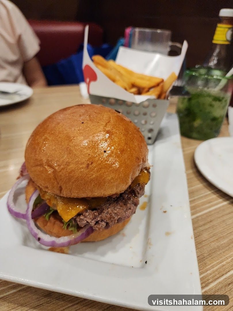Burger and Fries