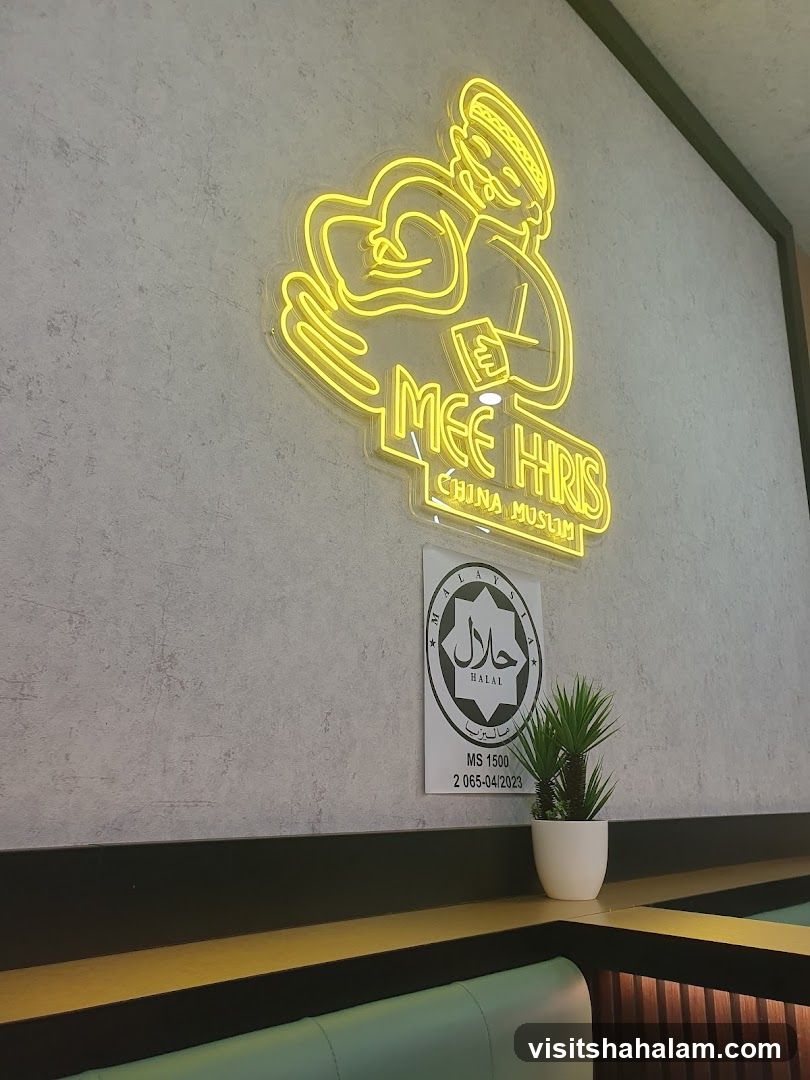 Restaurant Interior Neon Sign