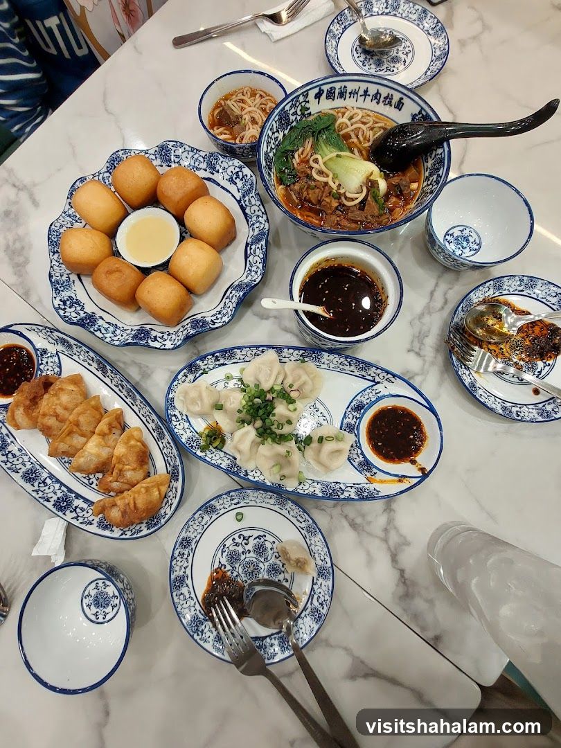 Chinese Food Spread