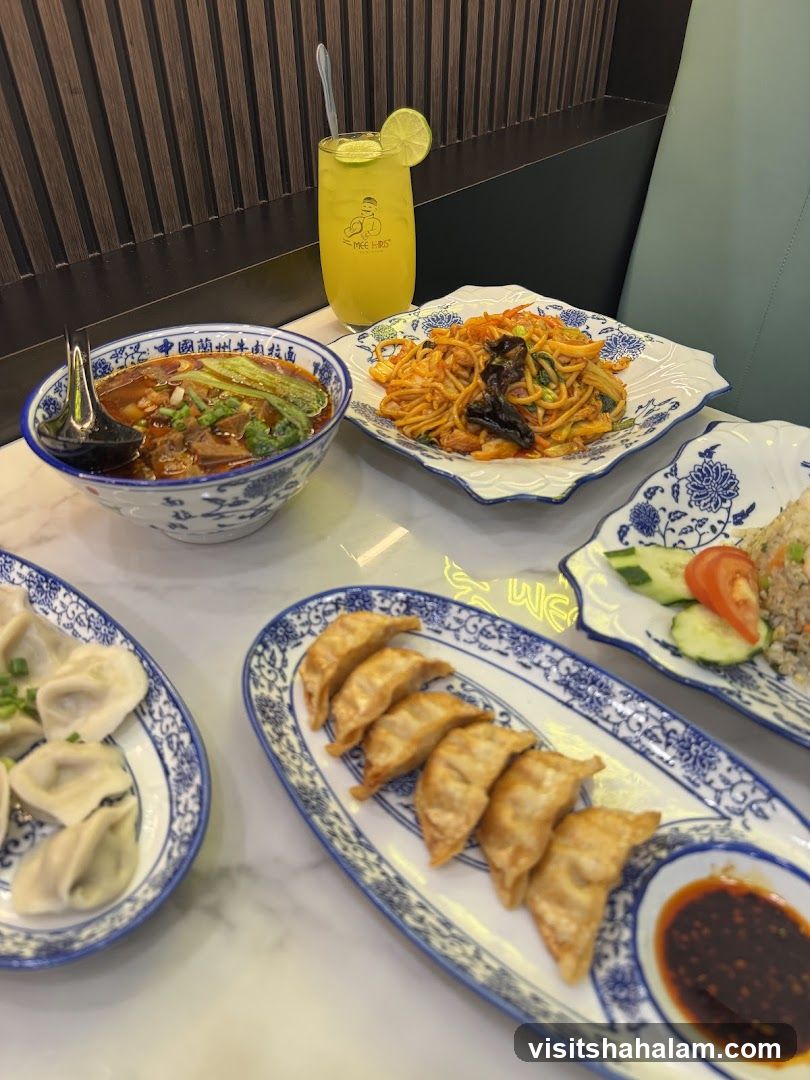Asian Food Spread