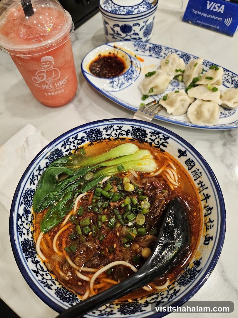 Noodle Soup and Dumplings