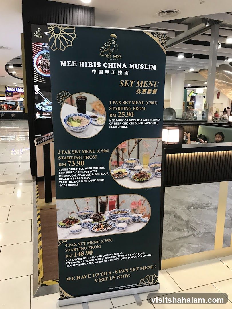 Mee Hiris China Muslim Set Menu