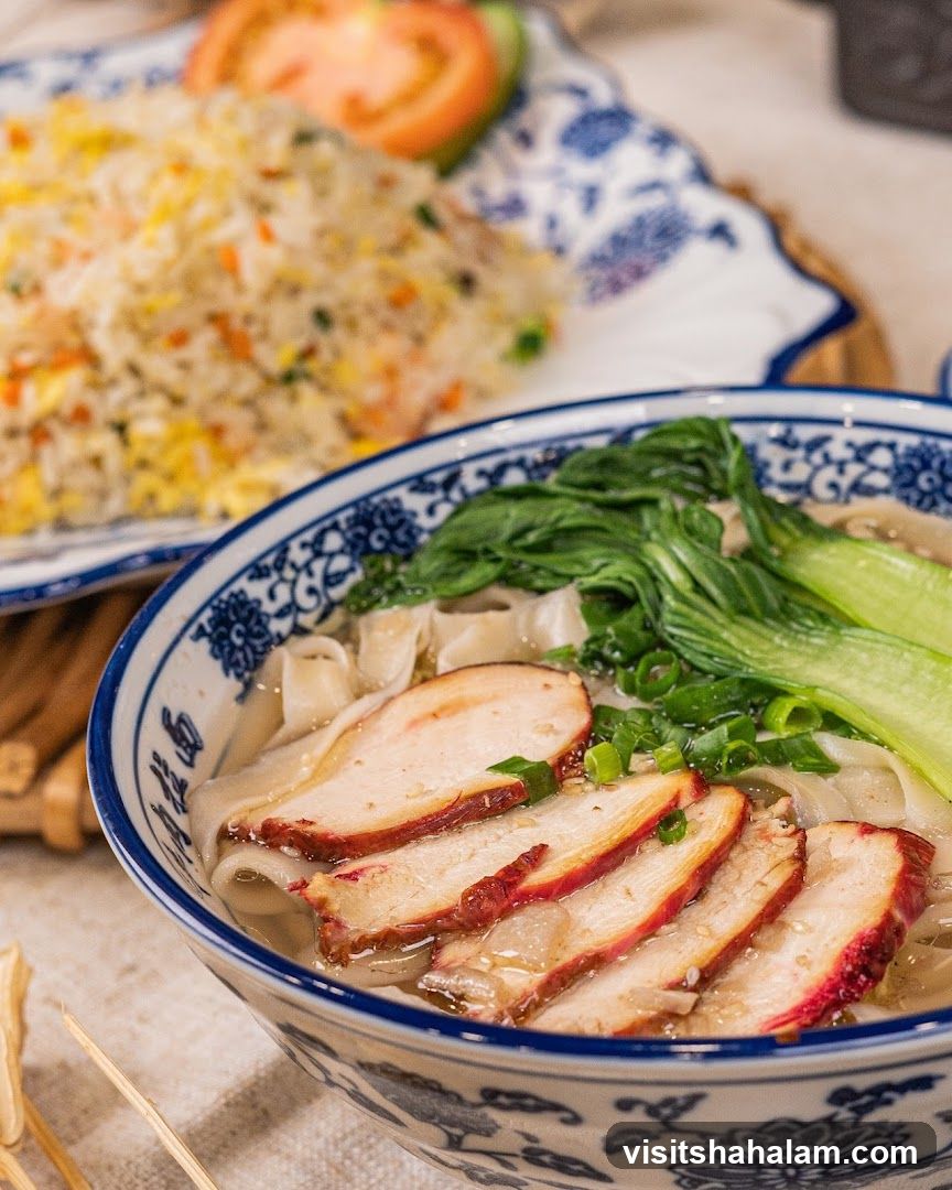 Noodle Soup and Fried Rice