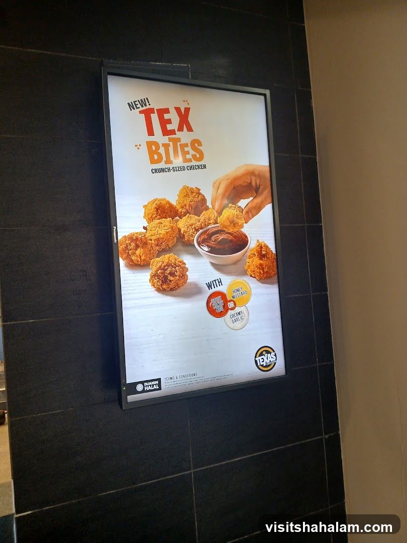 Texas Chicken Tex Bites Advertisement