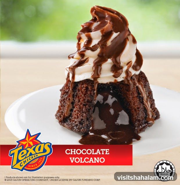 Chocolate Volcano Dessert