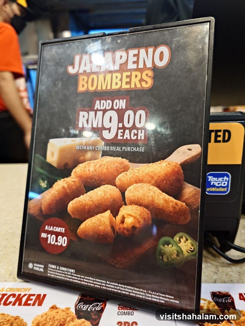 Jalapeno Bombers Menu