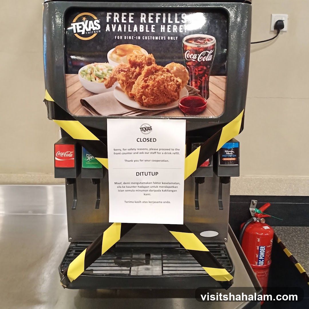 Texas Chicken Drink Machine