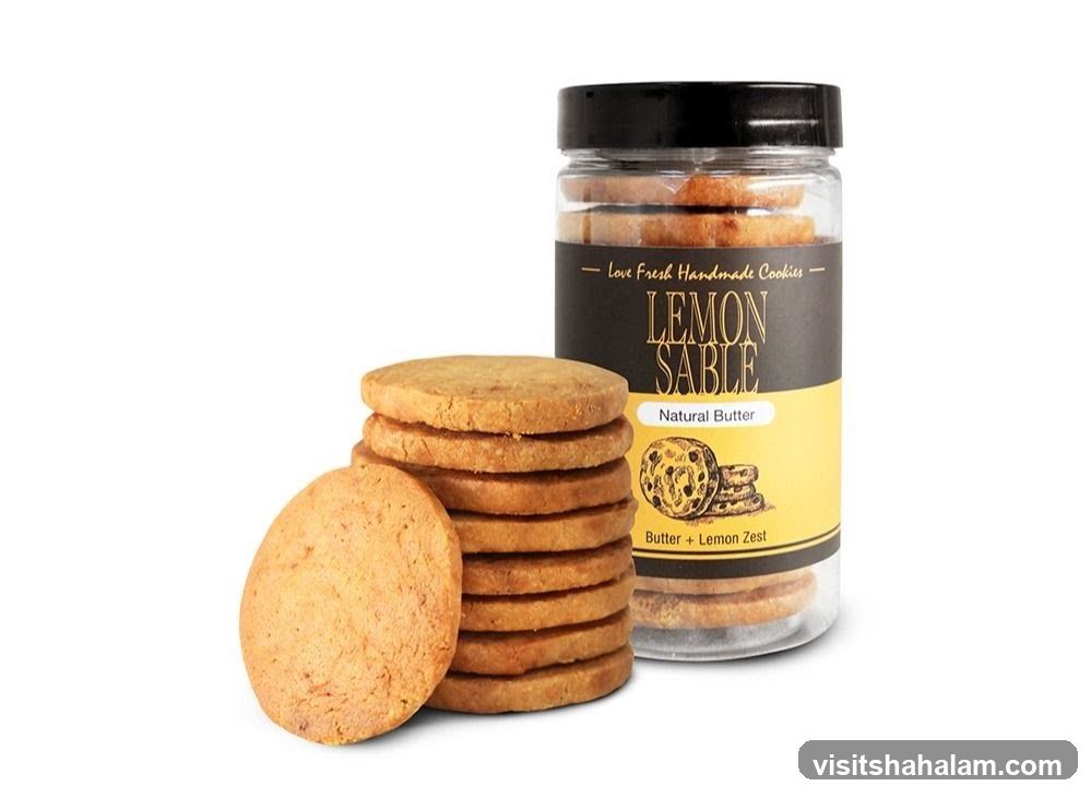 Lemon Sable Cookies