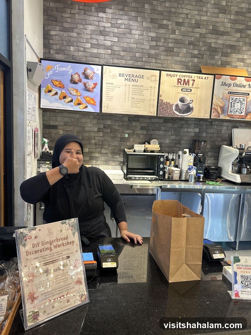 Bakery Counter with Staff