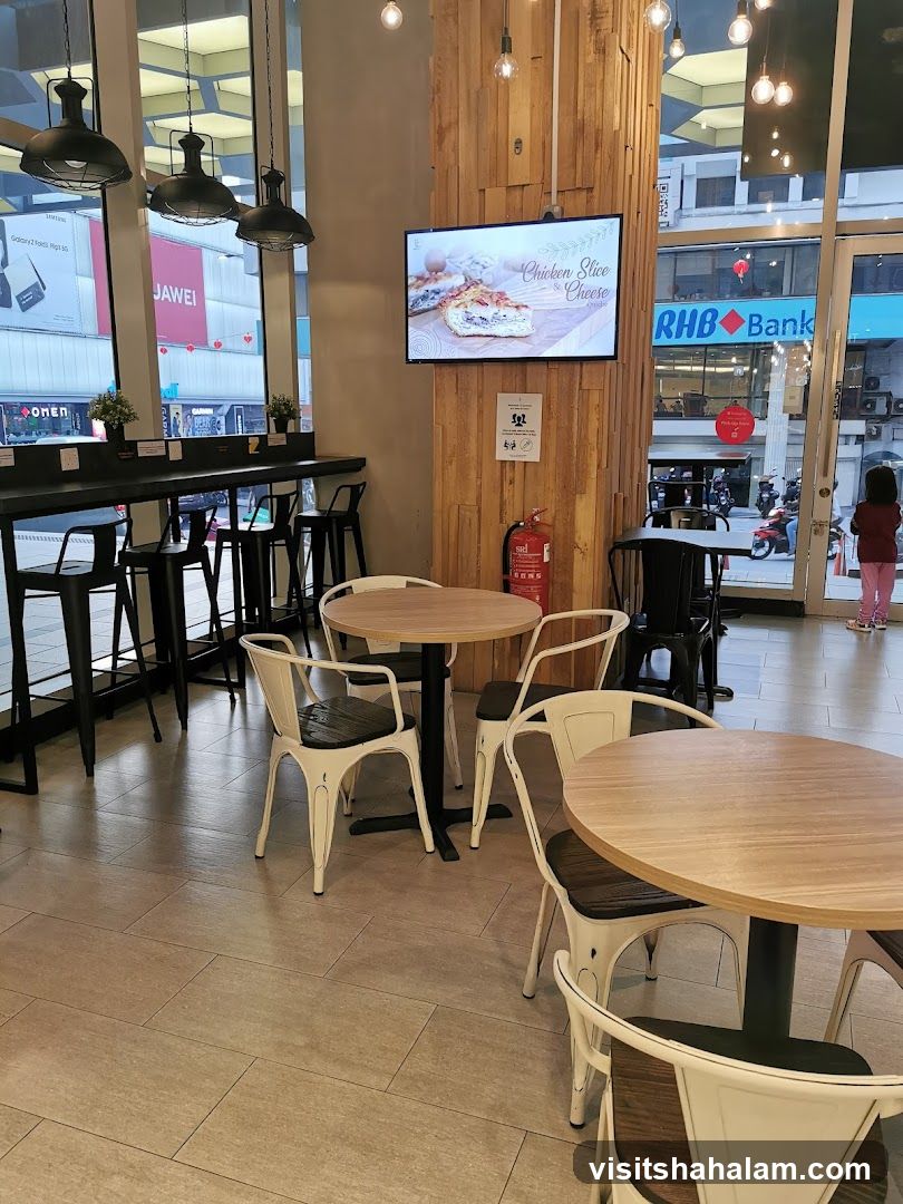 Cafe Interior with Seating