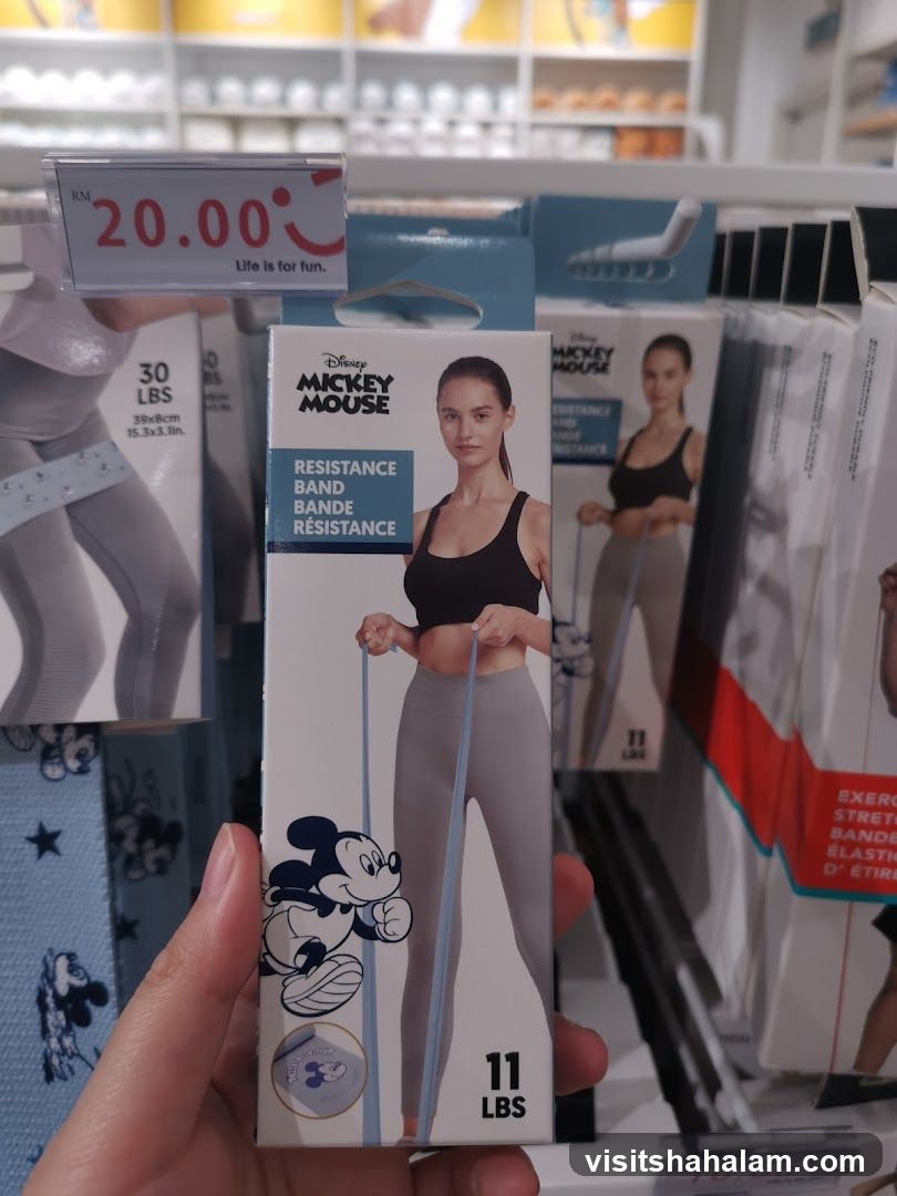 Mickey Mouse Resistance Band Packaging