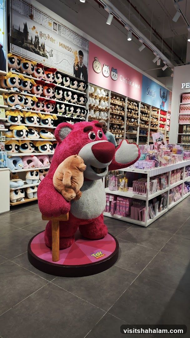 Store Interior with Plush Toys and Merchandise