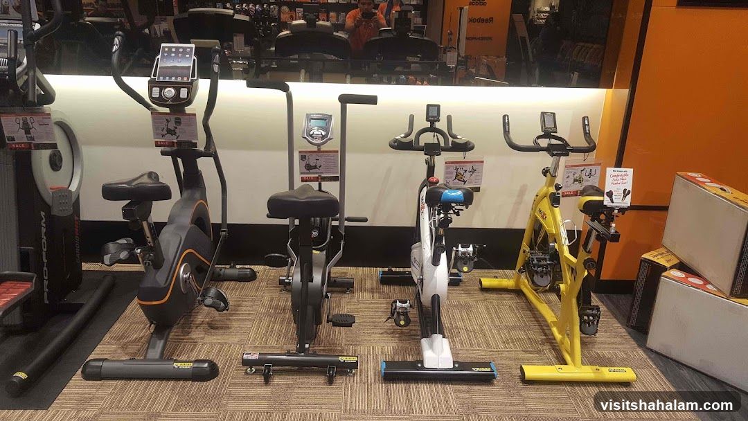 Exercise Bikes on Display