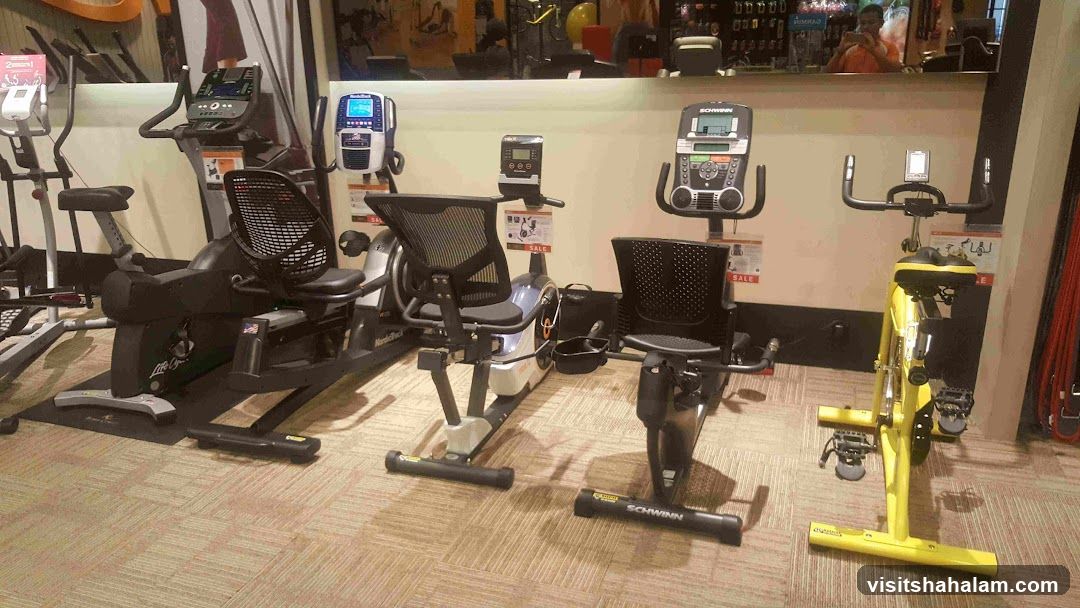 Exercise Bikes on Display