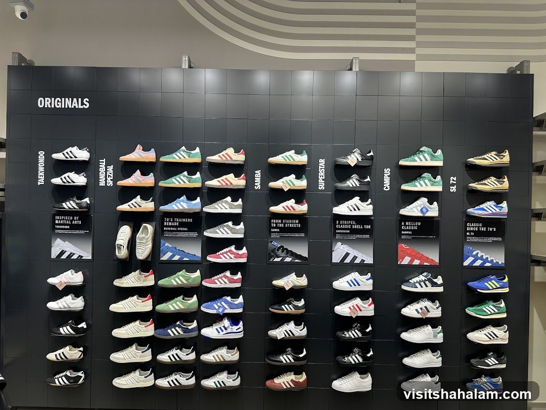 Adidas Originals Shoe Display
